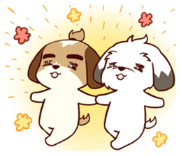 2 Shih Tzu Brothers V.2-Emotion sticker #11538315
