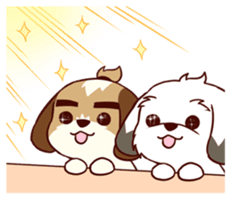 2 Shih Tzu Brothers V.2-Emotion sticker #11538331