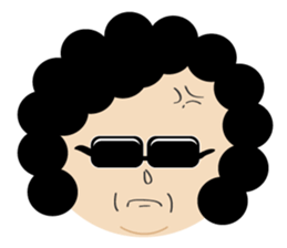 Test feelings with girl sticker #11538575