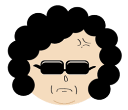 Test feelings with girl sticker #11538575