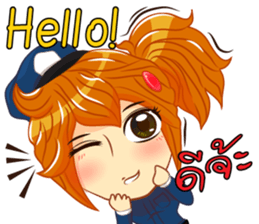 Isan thailand police Lady V.Isan/eng sticker #11538776