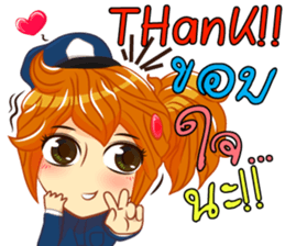 Isan thailand police Lady V.Isan/eng sticker #11538777