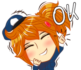 Isan thailand police Lady V.Isan/eng sticker #11538779