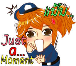 Isan thailand police Lady V.Isan/eng sticker #11538780