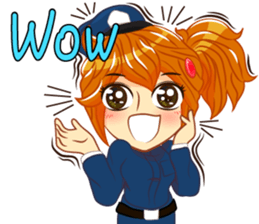 Isan thailand police Lady V.Isan/eng sticker #11538789