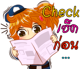 Isan thailand police Lady V.Isan/eng sticker #11538796