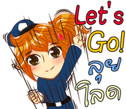 Isan thailand police Lady V.Isan/eng sticker #11538798