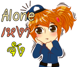 Isan thailand police Lady V.Isan/eng sticker #11538808