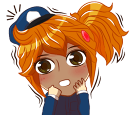 Isan thailand police Lady V.Isan/eng sticker #11538809