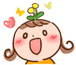 Sweet smile girl ! sticker #11538902