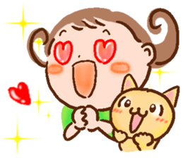 Sweet smile girl ! sticker #11538908