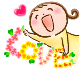 Sweet smile girl ! sticker #11538922