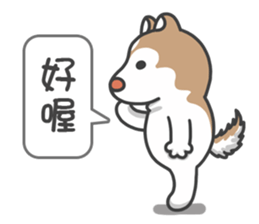 Husky Fendi 2 sticker #11538979