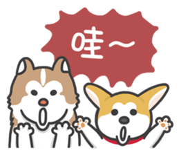 Husky Fendi 2 sticker #11539012