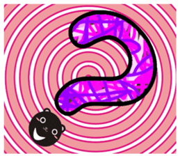 TAIWAN black black black black bear2 sticker #11539422