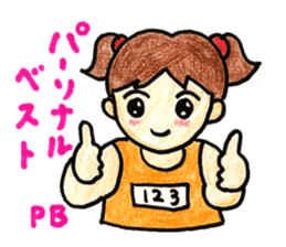 HONWAKA Track & Field part3 sticker #11539465