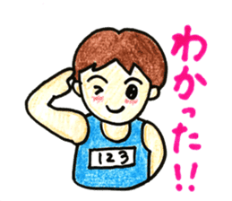 HONWAKA Track & Field part3 sticker #11539487