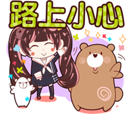 Girl&Bears sticker #11539829