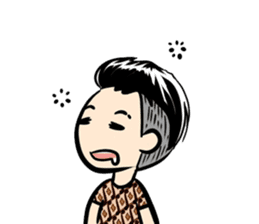 Batik Boy sticker #11540823