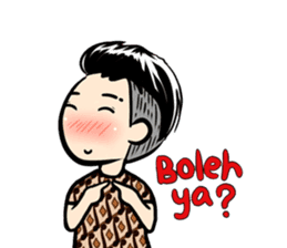 Batik Boy sticker #11540832