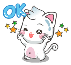 Snowy Cat (EN) sticker #11540904