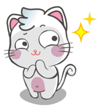 Snowy Cat (EN) sticker #11540925