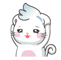 Snowy Cat (EN) sticker #11540931