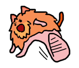 Anyway dog sticker #11541075