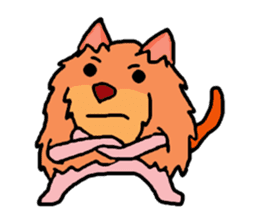 Anyway dog sticker #11541087