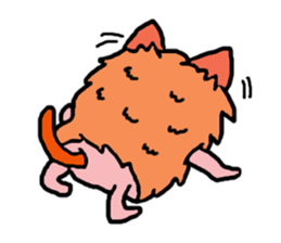 Anyway dog sticker #11541093