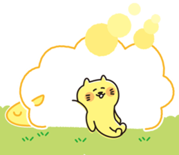 The cat which looks happy 2 sticker #11541772