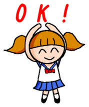 Good Luck! High school Girl! sticker #11542019