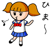 Good Luck! High school Girl! sticker #11542026