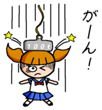 Good Luck! High school Girl! sticker #11542045