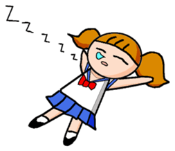 Good Luck! High school Girl! sticker #11542050