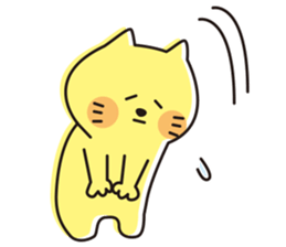 The cat which looks happy 3 sticker #11542269