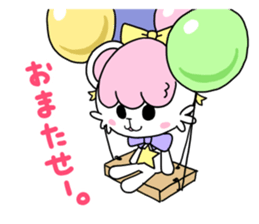 Harajuku style of teddy bear sticker #11542302