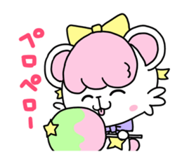 Harajuku style of teddy bear sticker #11542306