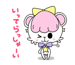 Harajuku style of teddy bear sticker #11542322
