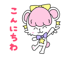 Harajuku style of teddy bear sticker #11542325