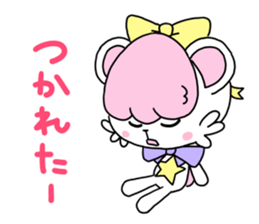 Harajuku style of teddy bear sticker #11542334