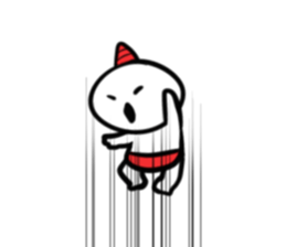 Red goblin_Akai oni sticker #11542706