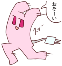 electric rabbita sticker #11543002