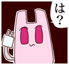 electric rabbita sticker #11543008