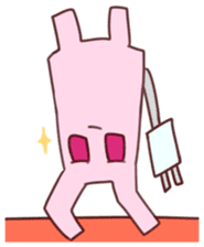 electric rabbita sticker #11543017