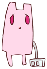 electric rabbita sticker #11543029