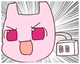 electric rabbita sticker #11543037