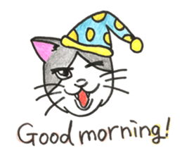 prtty cat sticker #11544248