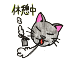 prtty cat sticker #11544255