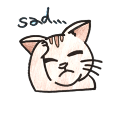prtty cat sticker #11544258